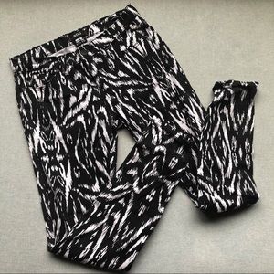 BDG Black / White Mid Rise Jeans